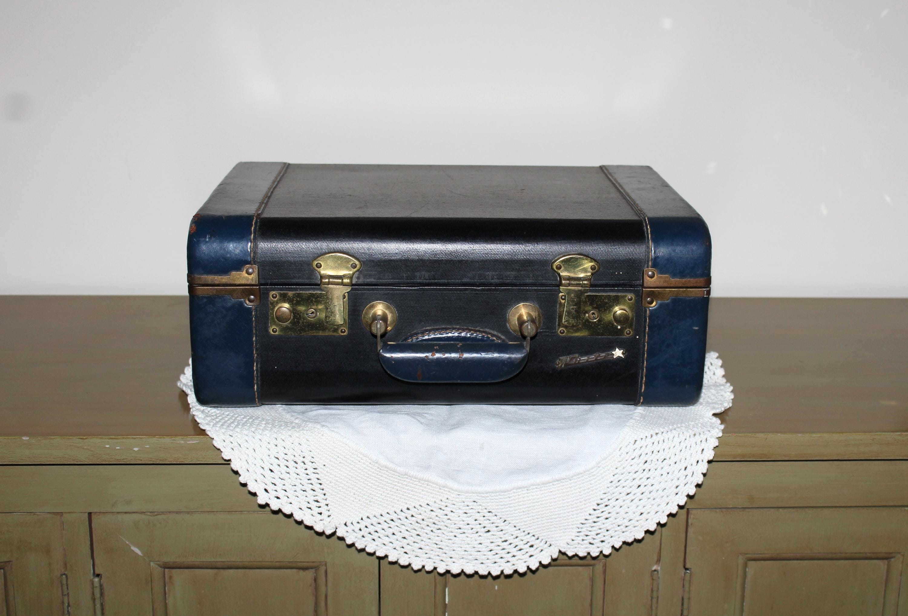 Vintage Suitcase 1950s - Etsy