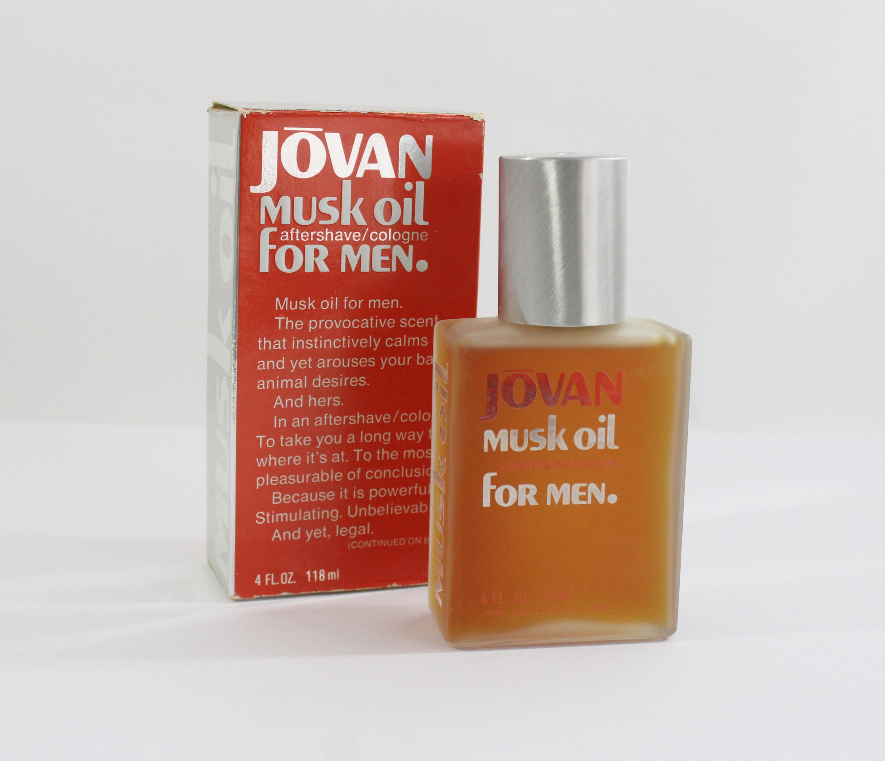 Jovan Musk Oil for Men Aftershave/cologne 4 Oz, Boxed, FULL Jovan Musk Oil for Men Aftershave/cologne 4 Oz, Boxed, FULL