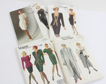 Vintage Vogue Sewing Patterns: 80s-90s Size 6-8-10