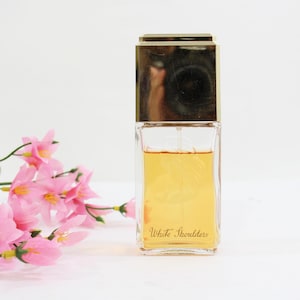 White Shoulders Cologne Spray 2.75 oz 3/4 Full, No Box, Floral Fragrance, Vintage 80s, Made in USA