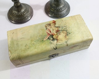 Antique Manicure Celluloid Box (Empty)