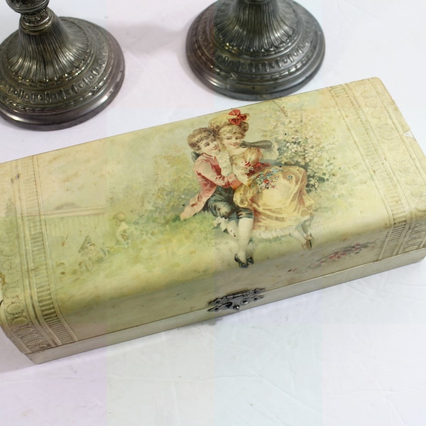 Antique Manicure Celluloid Box (Empty)