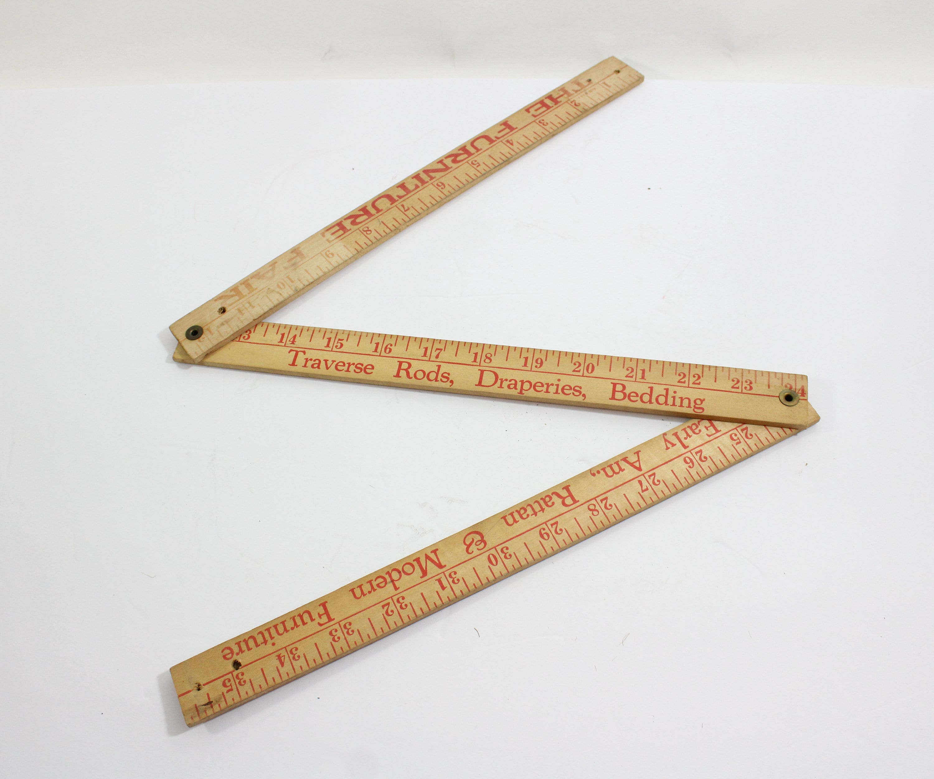 Wooden Yardstick Etsy