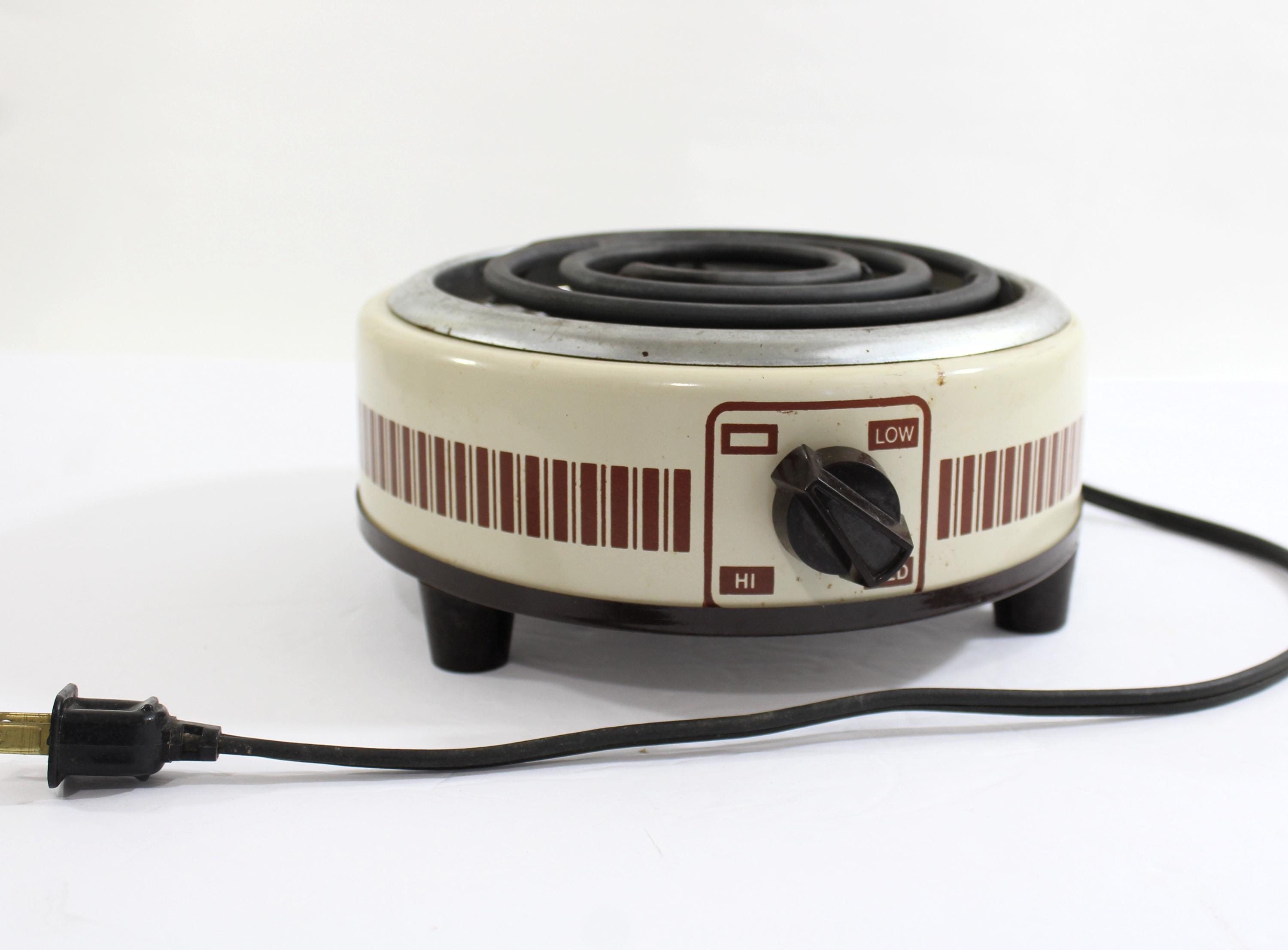 Vintage MCM Electric Hot Plate: Munsey Products Portable Stove