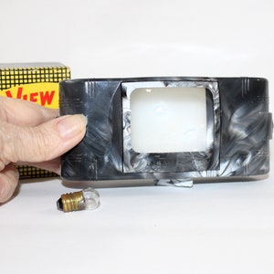 Vintage Arrow Slide Viewer: Marbleized Casing, Lights Up, 40&#39;s Era