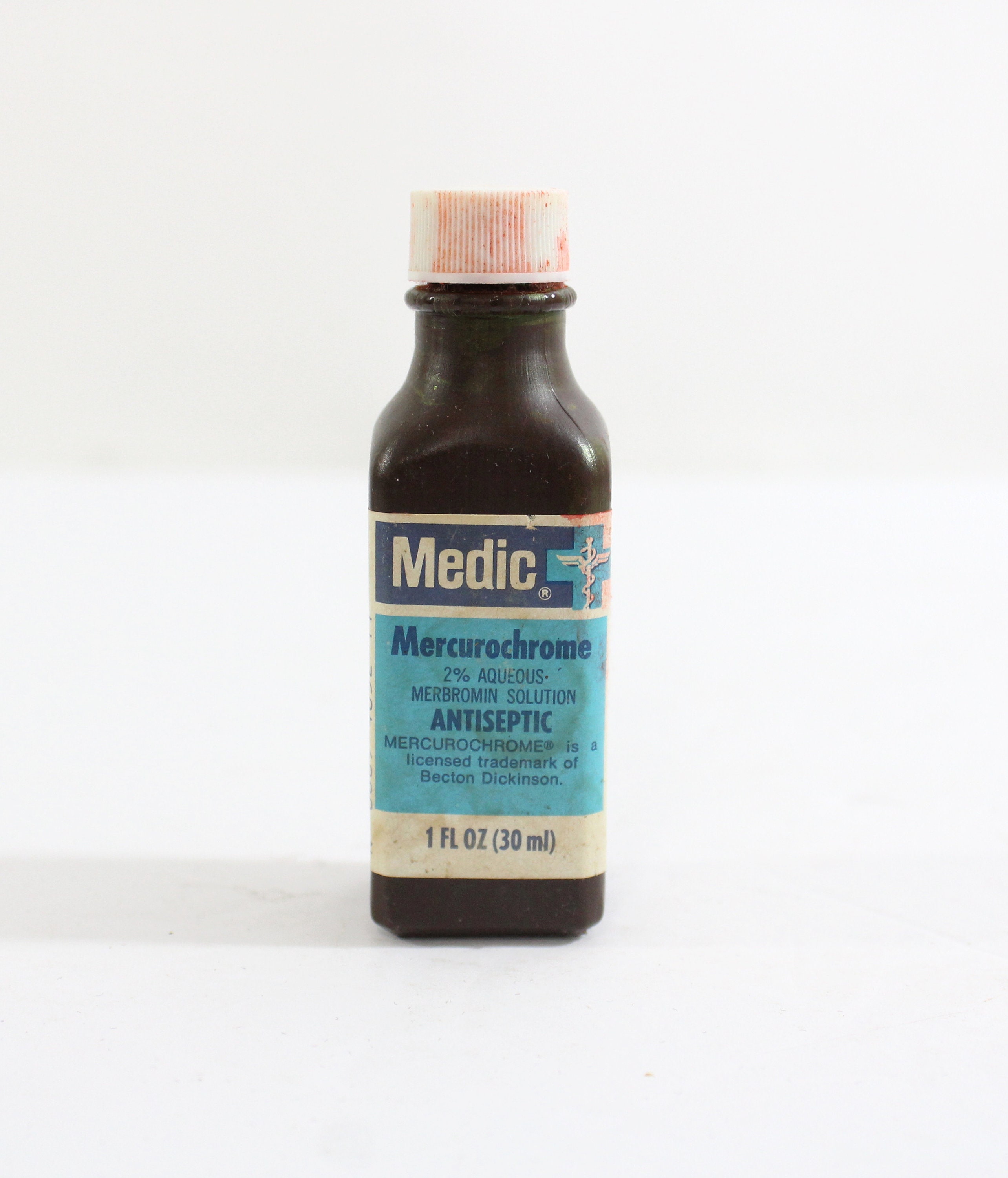 Vintage Mercurochrome 3/4 Full, Bottle With Applicator, Vintage ...