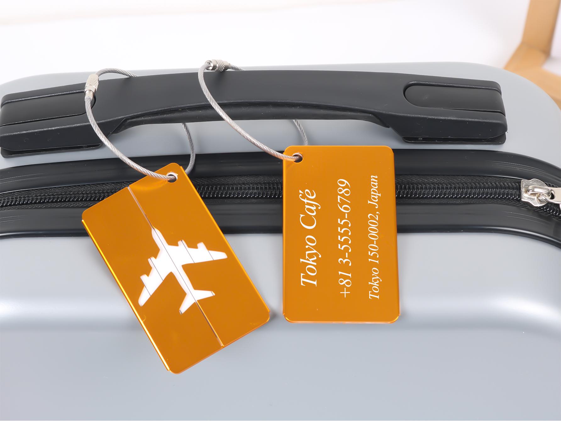 M&M's Red Luggage Tag – Fun Plastic ID Tag For Travel, Backpack, Or Suitcase