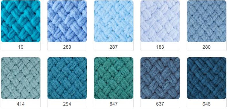Handmade Baby Blanket | Baby Blanket Crochet | Chunky Knit Nursery Decor | Baby Shower Gift | Crochet Look Soft Throw | Baby Toddler Coverle image 15
