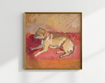 ヴィンテージの犬のプリント、「代表的な犬の種類」の印刷可能な