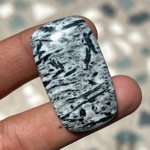 Natural Hornblende Gemstone Best Quality Hornblende Cabochon Cushion Shape loose gemstone For Making Jewelry 39x23x6MM