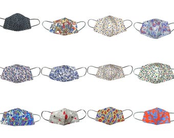 Liberty Fabric Face mask for Childen and Adults | 12 designs | 3 sizes