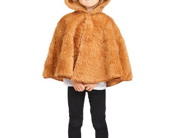 3-5 Yrs | Brown Mouse / Rat toddler cape costume for kids