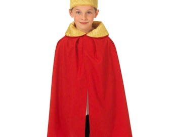 3-8 yrs | Red King / Queen costume for kids