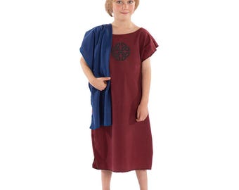 Anglo Saxon Costume: Historical Kids Outfit (Ages 5-12)