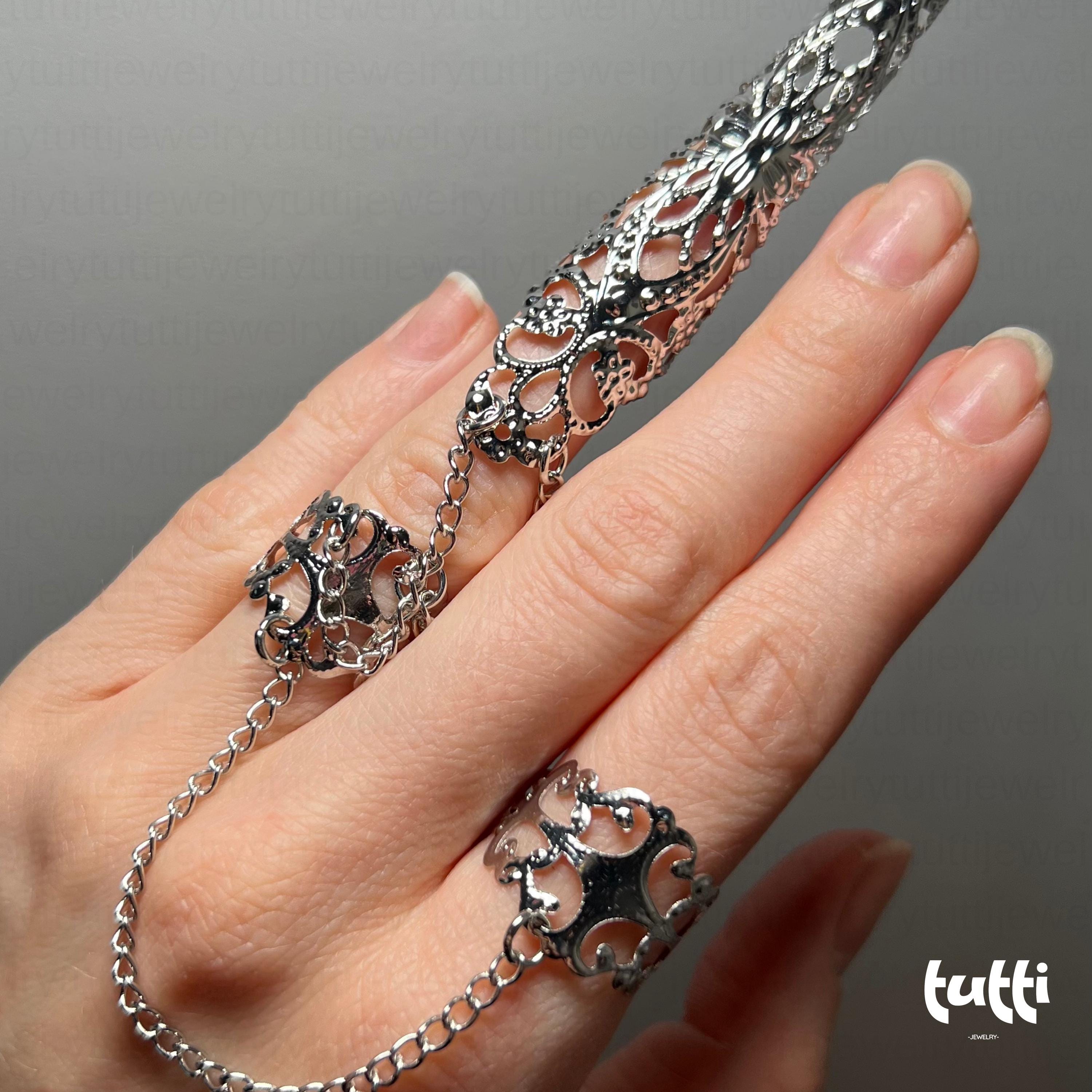 Full finger armor ring - Etsy 日本