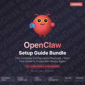 OpenClaw Setup Guide Bundle | 2 eBooks | Configure Your Agent Workspace Memory Config | Digital Download PDF