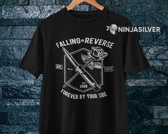 Falling in Reverse Vintage Unisex T-shirt Heavy Cotton Tee - Etsy
