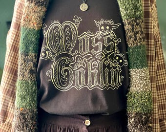 Camiseta unissex com estampa de duende de musgo