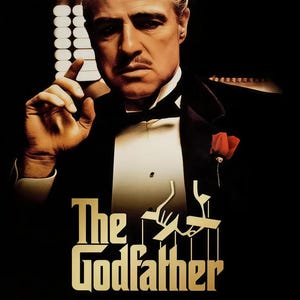 Póster digital de la película El Padrino: Arte mural clásico de cine de la mafia (Colección Top 100 n.° 2)