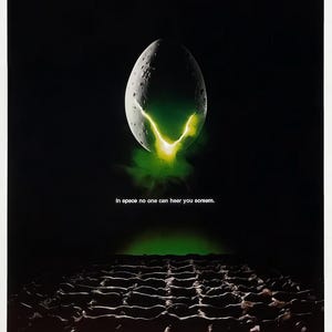 Póster de la película Alien de 1979: Impresión artística clásica de ciencia ficción y terror