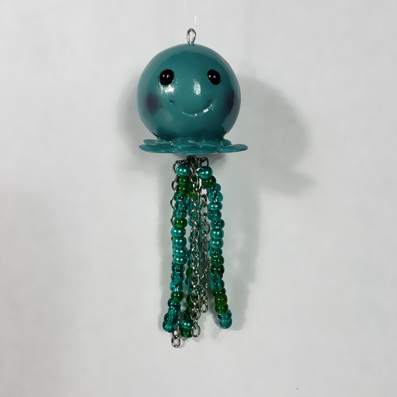 Jellyfish Polymer Clay Charm image 0