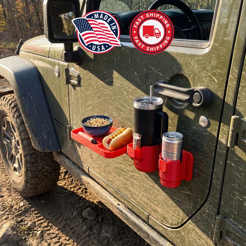 Magnetic Cup Holder for Trucks – DockBoss V2 – Fits Any Tumbler – Heavy Duty 3D Printed image 8