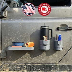 Magnetic Cup Holder for Trucks – DockBoss V2 – Fits Any Tumbler – Heavy Duty 3D Printed image 7