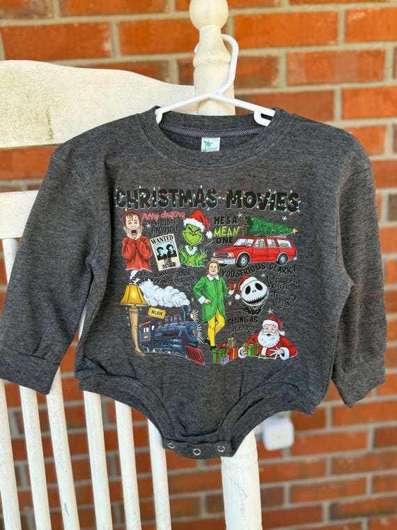 Christmas Movies Bubble Romper (12/18M)