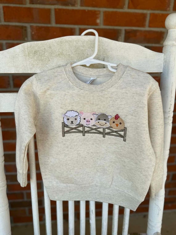 Farm Animals Sweatshirt (3T)