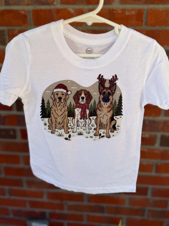 Christmas Dogs T-Shirt  2/3T