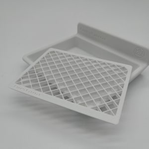 Spons- en zeephouder van PETG voor keuken, badkamer, camper, caravan & boot