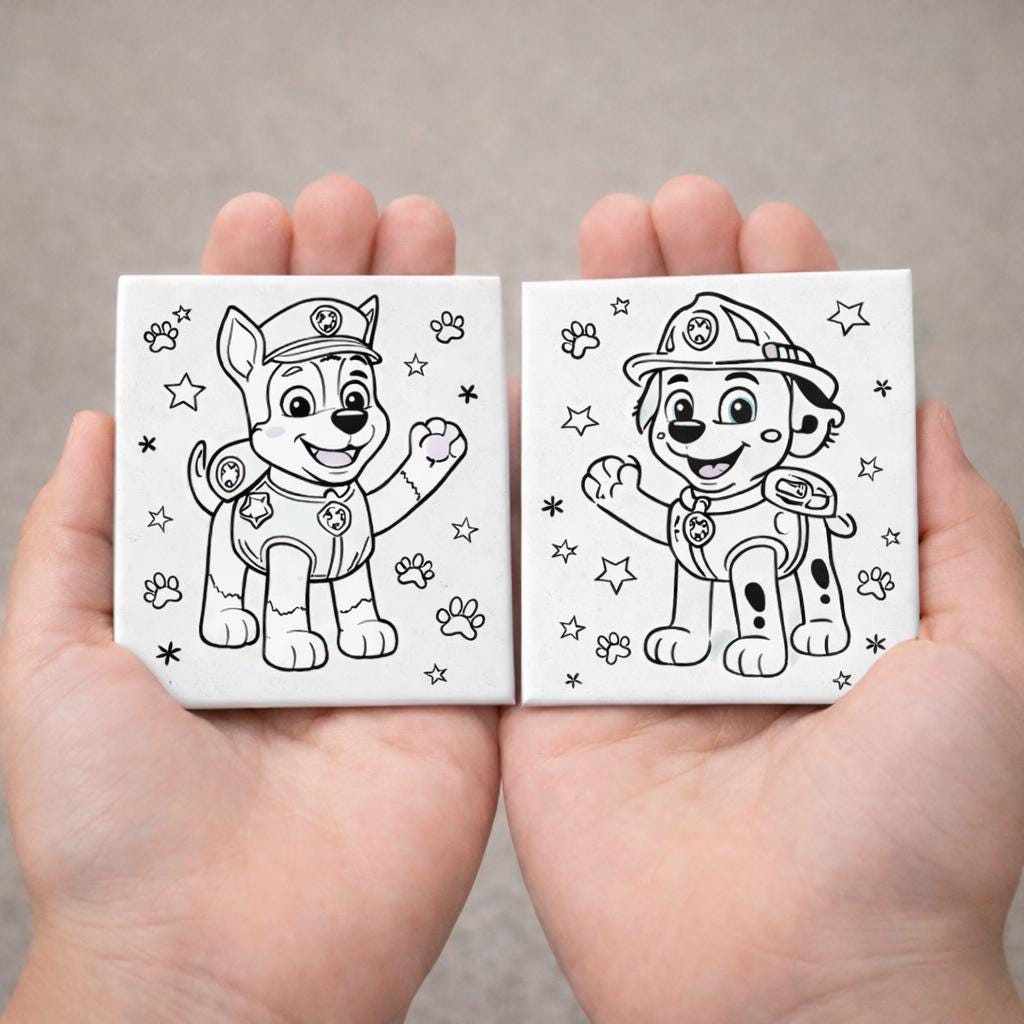 Kids Coloring Magnet Set - Activity Gift - Etsy