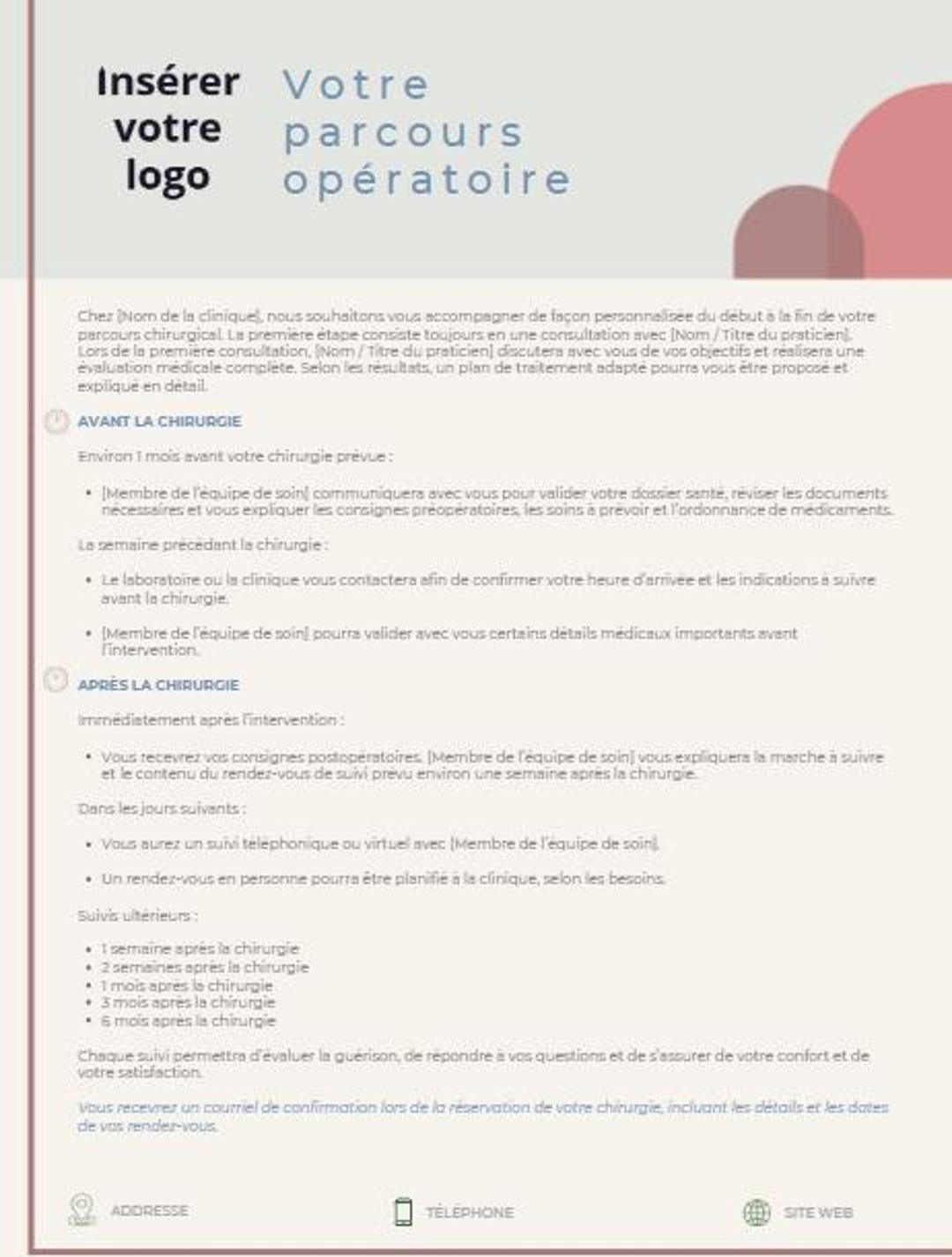 Guide Du Parcours De Procédure – Gabarit Canva Personnalisable FR ...