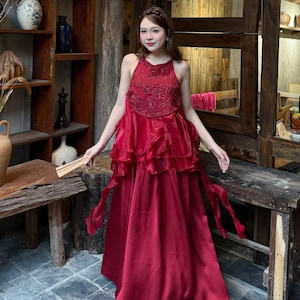 prom dress vietnam Mermaid Spaghetti Straps Blue Satin Long Prom Dress with Criss Cross Back Azure / 0