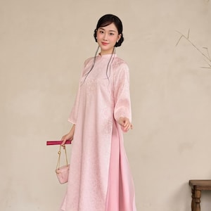 Pink Cheongsam Dress - Etsy