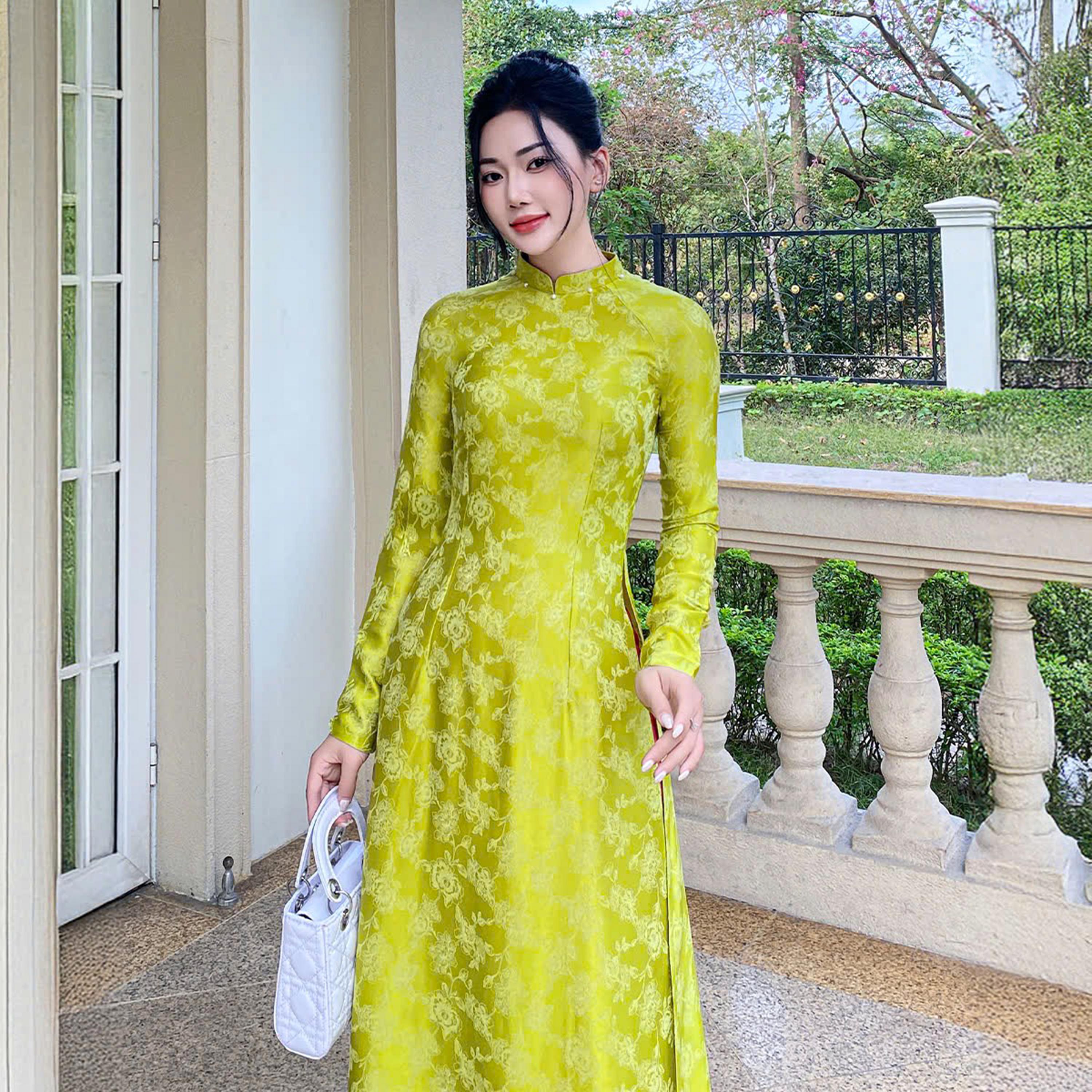 Green Asian Dress - Etsy