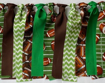 Football Fabric Garland Add your team colors, First Birthday Football Fabric Garland, Baby Shower, Birthday Party Decor