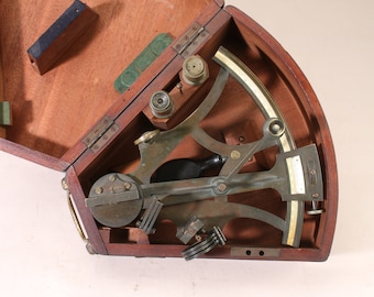 Brass and Ivory Octant 1850