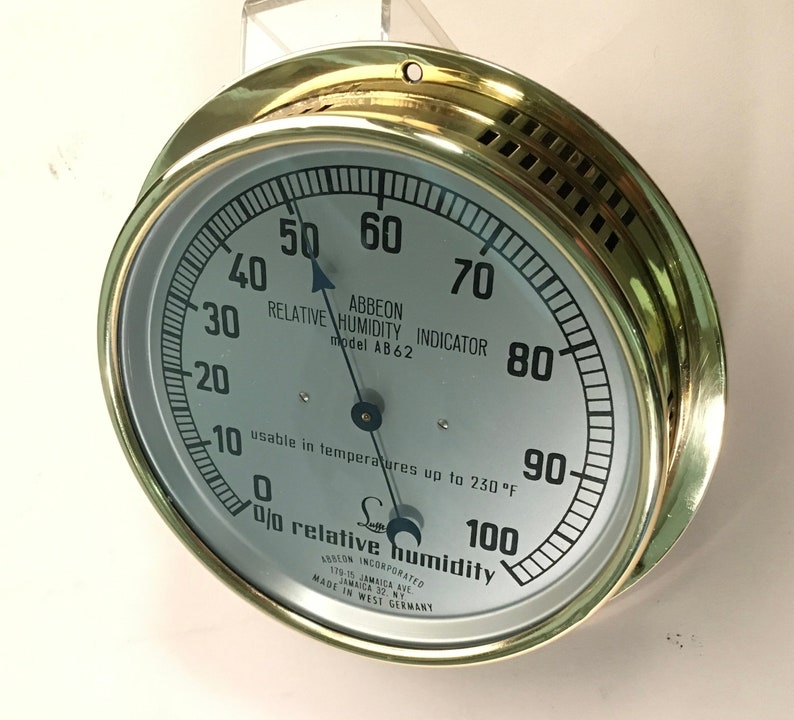 Brass Abbeon Hygrometer