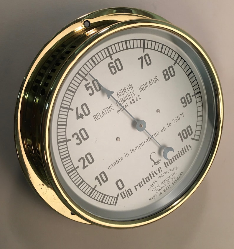 Brass Abbeon Hygrometer