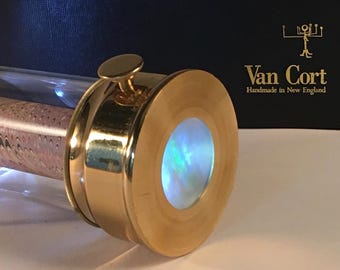 Kaleidoscope- Drum Base with Glass Cylinder by Van Cort