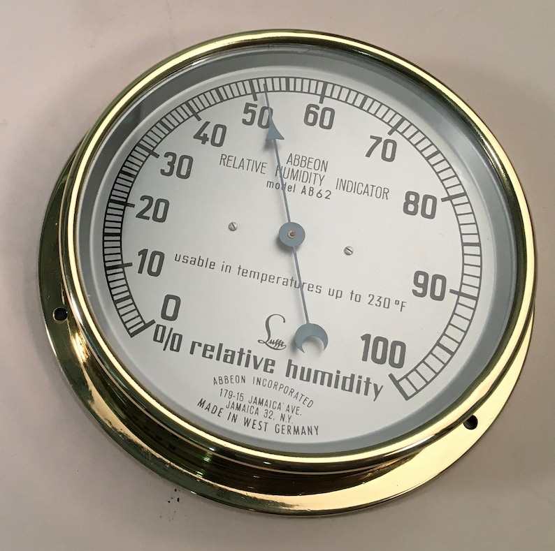 Brass Abbeon Hygrometer