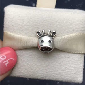 pandora gorgeous giraffe, animal bracelet s925 charm image 5