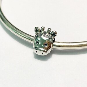 pandora gorgeous giraffe, animal bracelet s925 charm image 3