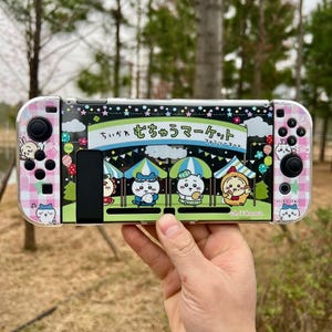 Niedliches Tier Switch Case Konsolen Cover für Switch OLED Lite Weiches ästhetisches Gamer Geschenk