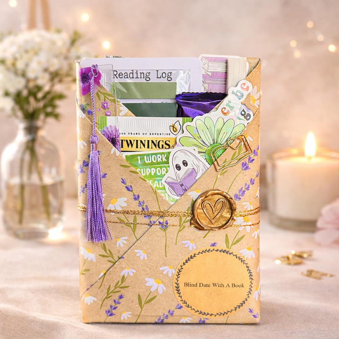 Blind Date With A Book, Gift for Book Lovers, Bookish Goodies, Spring ...