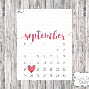 Anuncio De Embarazo Calendario Calendario Con La Debida Etsy calendario embarazo personalizado