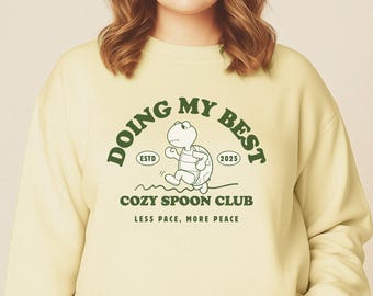 Cozy Comfort Colors Sweatshirt For Neurodivergent, ADHD Spoonies and Chronic Illness Warriors