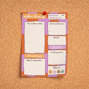 Not Quite A "Planner" Printable for Spoonies | ADHD Friendly Low-Pressure Planner | Chronic Illness Digital Download