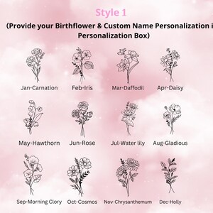 Leather Jewelry Box with Birth Flower, Custom Jewelry Case, Wedding Favors, Bridesmaid , Christmas Gift, Gifts for Her